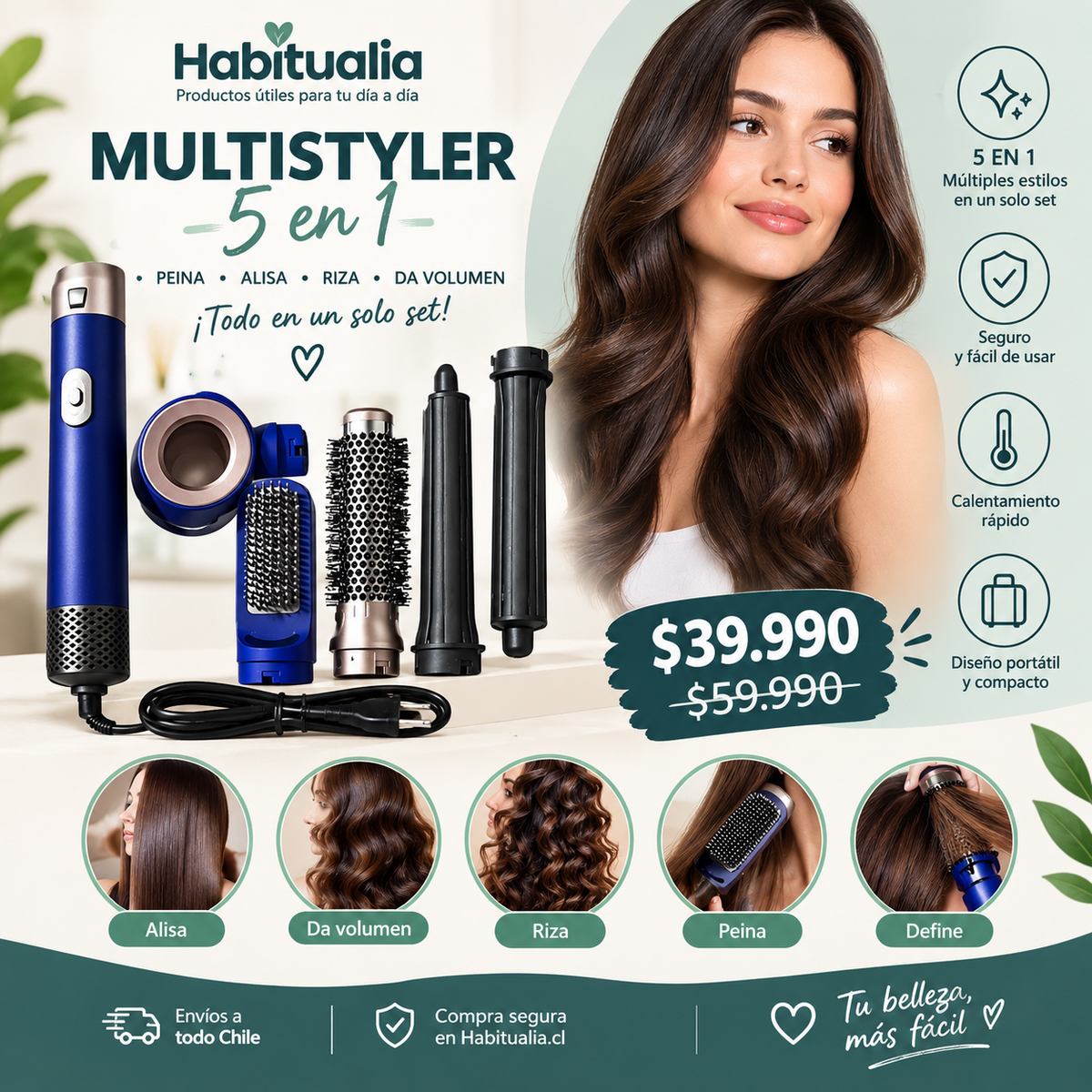 Multistyler 5 en 1