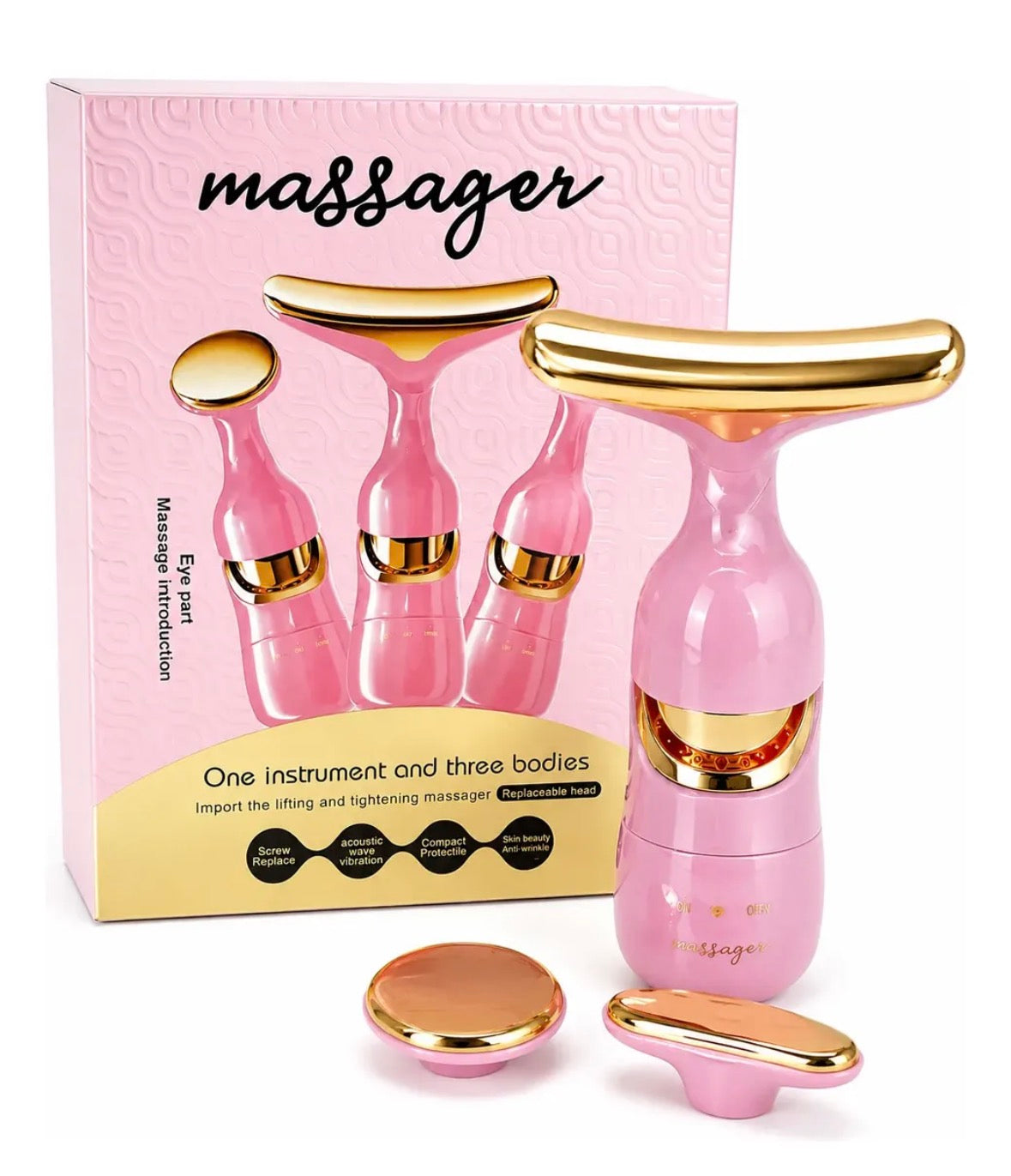 Masajeador de rostro 3 en 1